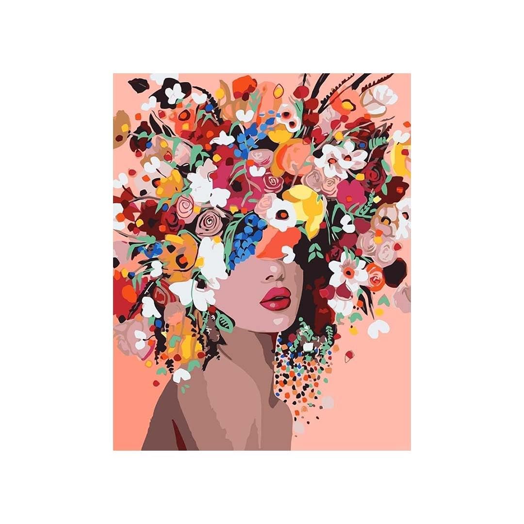 HASTHIP Diamond Painting Kit for Adults & Kids, 12x16inch DIY Canvas Flowers Painting Kits, Very Suitable for Home Leisure and Wall Decoration, Gift for Kids and Adults HASTHIP Diamond Painting Kit for Adults & Kids, 12x16inch DIY Canvas Flowers Painting Kits, Very Suitable for Home Leisure and Wall Decoration, Gift for Kids and Adults